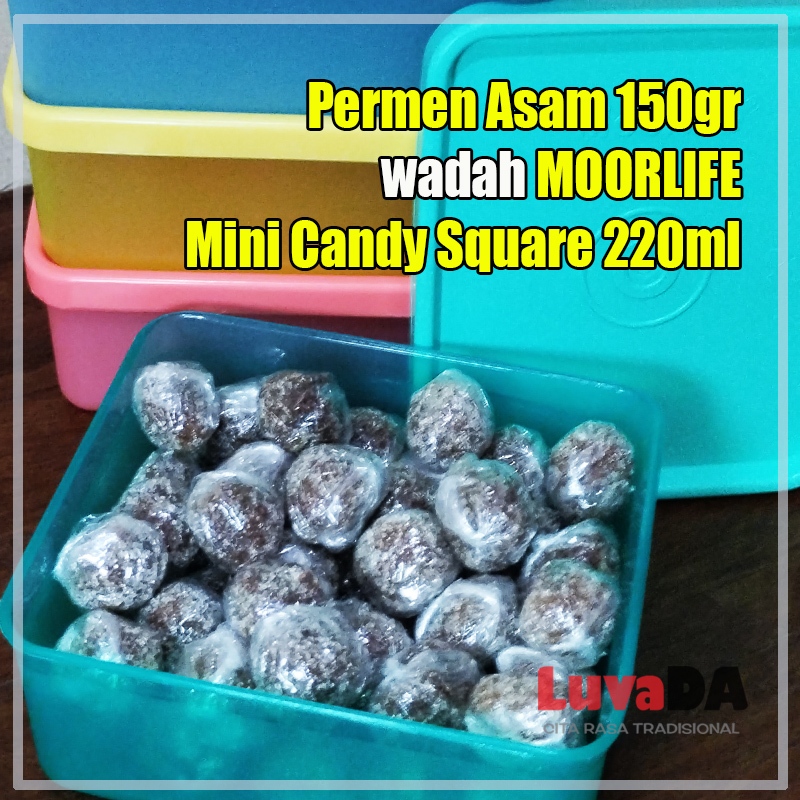 

Permen asam 150gr toples MoorLife mini square