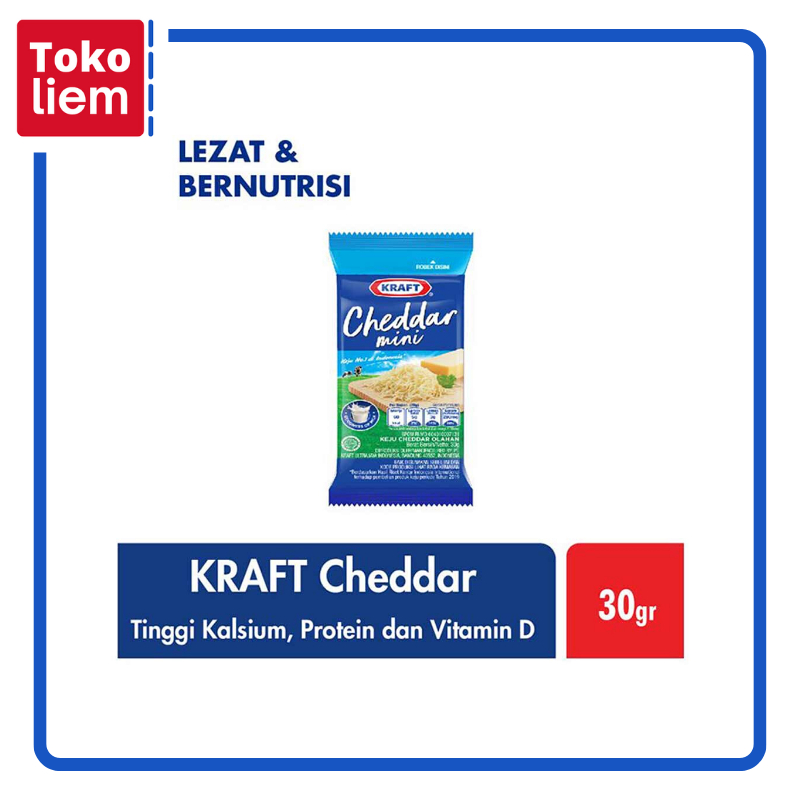 

Kraft Keju Cheddar Olahan 30G