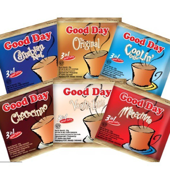 

YLMP1547 Dijamin Ori Good Day Kopi instant [10 pcs] renceng