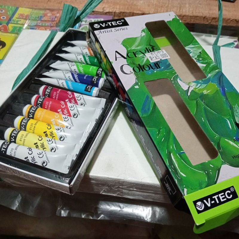 

CAT ACRYLIK COLOUR 12 WARNA