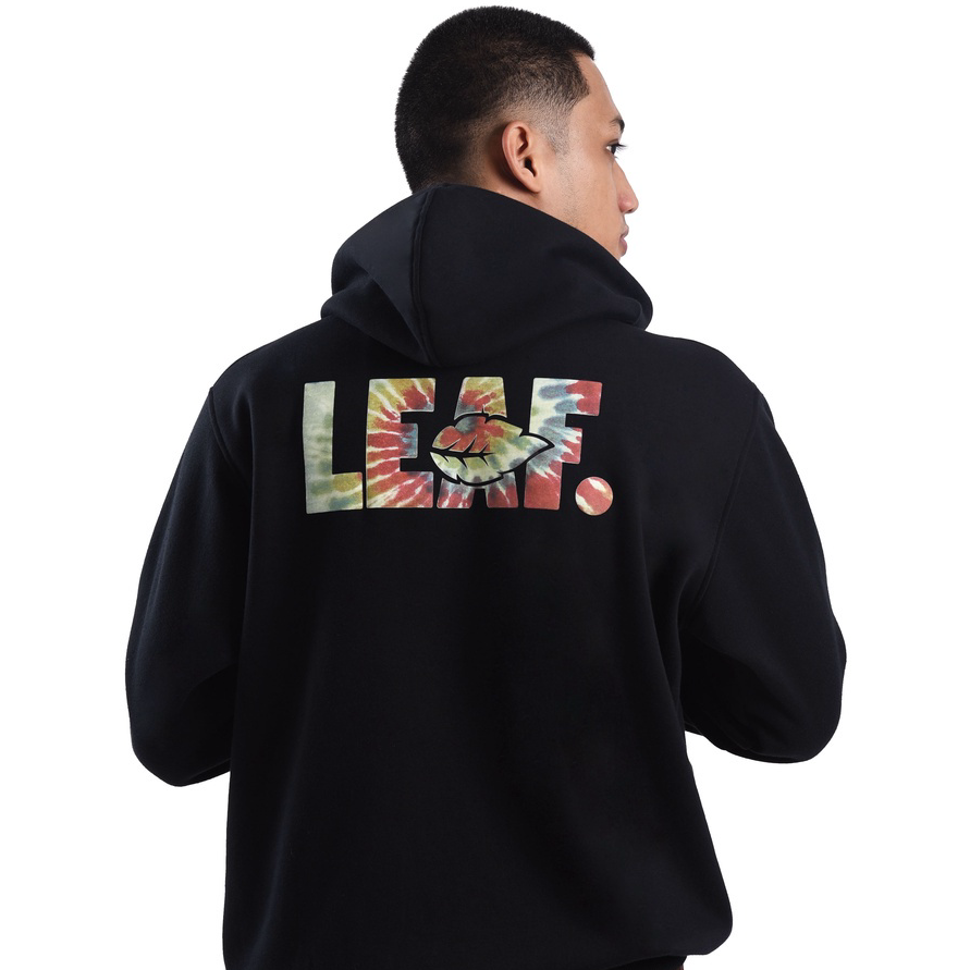 LWYC7447 7.7  LEAF OG Logo Tie Dye Hoodie