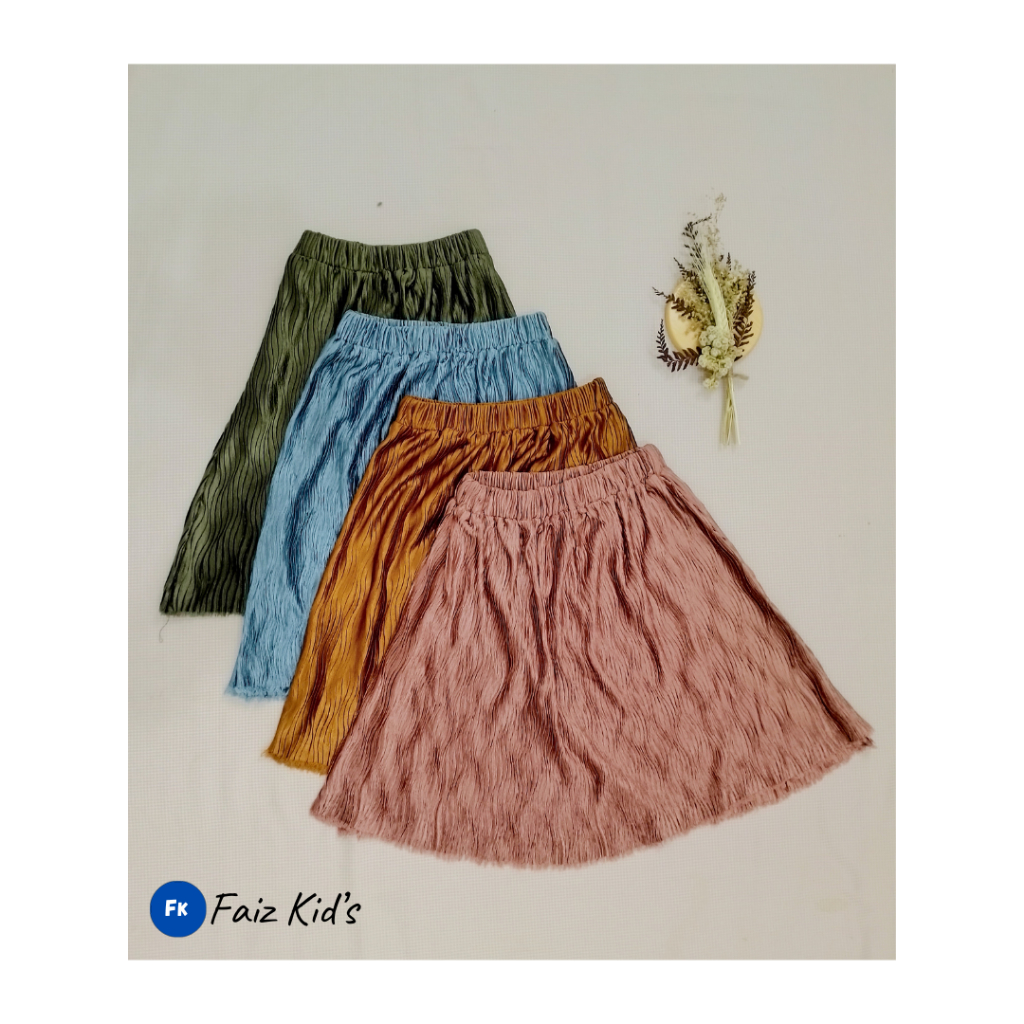 Rok plisket anak perempuan usia 2-3 tahun // Rok anak lucu plisket premium // rok terbaru // rok mur