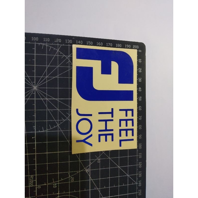 

cutting stiker feel the joy