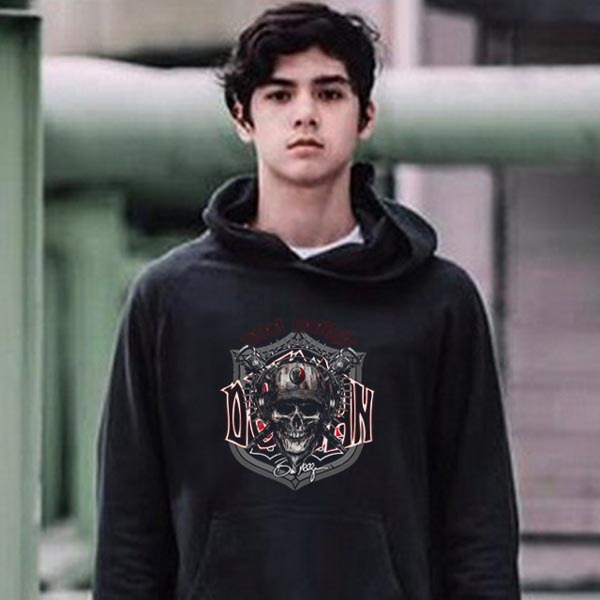 Jaket Hoodie Brian Deegan Metal Mulisha Hoodie Jumper Bahan Cotton Fleece