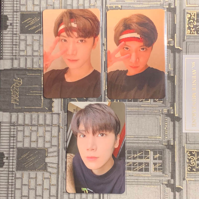 SuperM Ten jopping us and korea version bandana sofa photocard pc