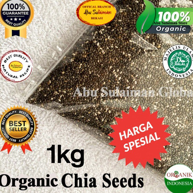 

Produk Keren Chia Seed 100 gr / Chia Seed Premium 100 gr / Chia Seeds / premium Chia Seed