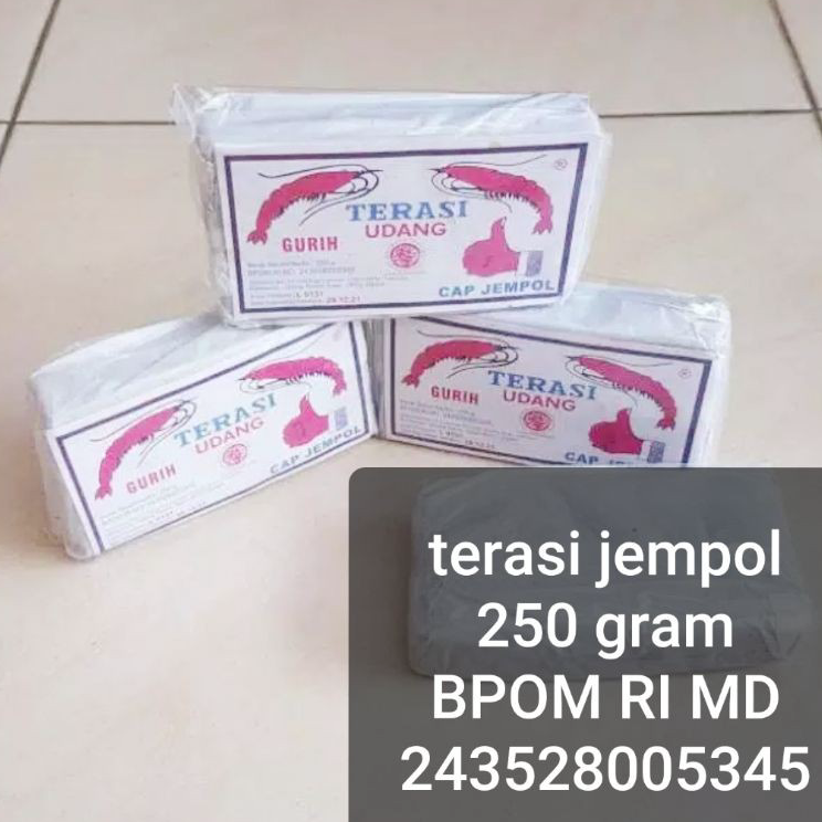 

Sale Terasi udang cap jempol 250 gram