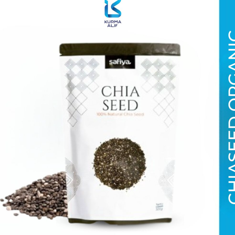 

Dijual Organic Black Chia Seed 250 gr Premium Biji Chiaseed Original Safiya Food
