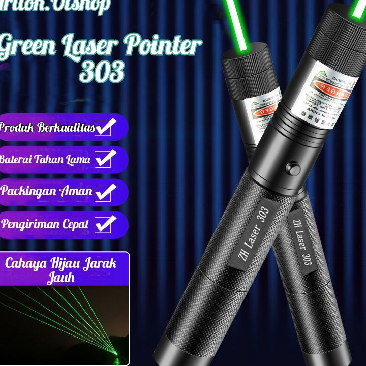 Ready Stock Laser/Green Laser Pointer Vanstar V-303/Laser Hijau