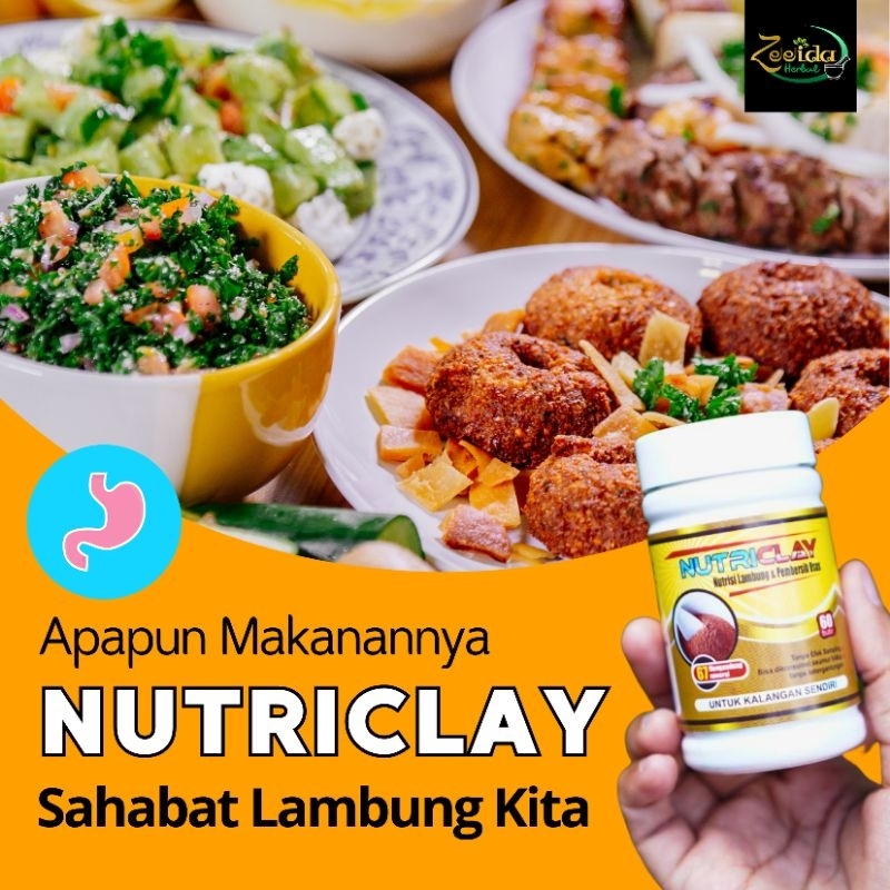 

Zeeida Nutriclay Nutrisi Untuk Lambung isi 60 kapsul