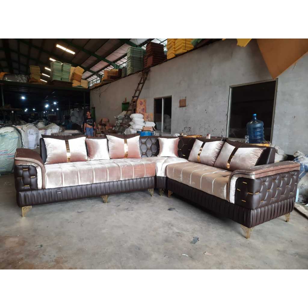 Sofa Sudut L Vivo Vilux Dior Bergaransi