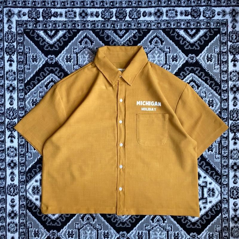 Cropped / Boxy Shirt Michigan Holiday