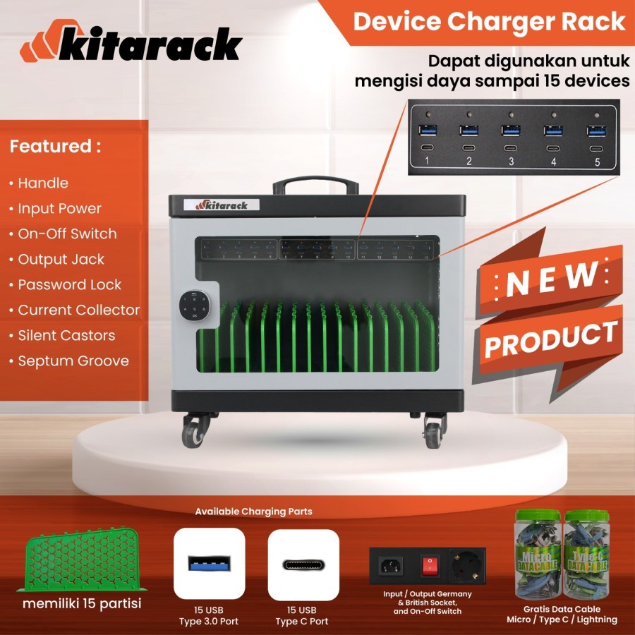 Device Charger Rack/ KITARACK DEVICE CHARGER