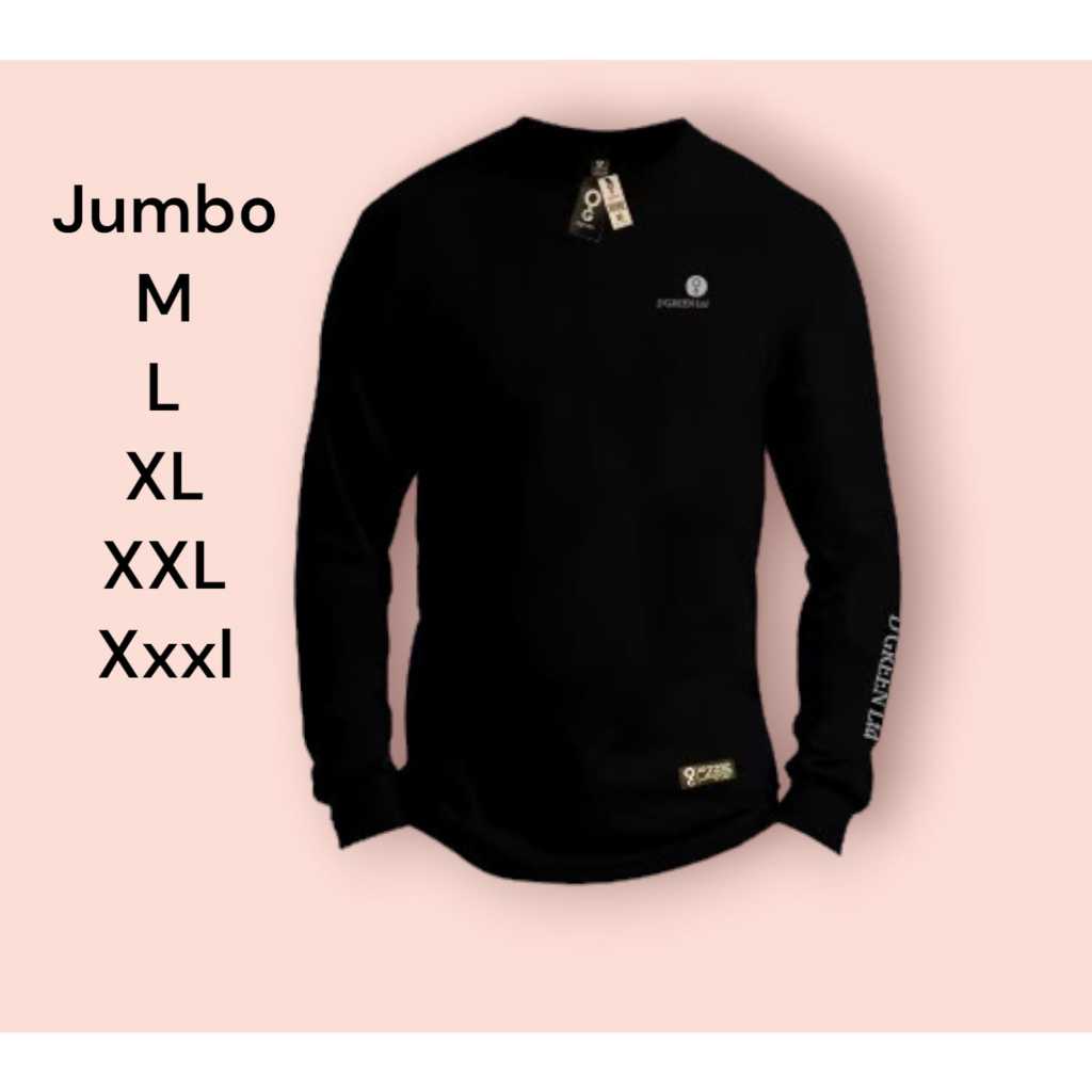 Kaos lengan panjang pria / kaos lengan panjang pria jumbo / kaos lengan panjang / kaos dgreen pria