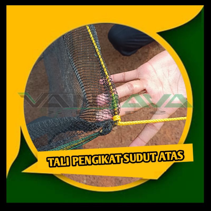 Jaring Ikan Lele Gurame 3x1x1Waring Keramba Ikan