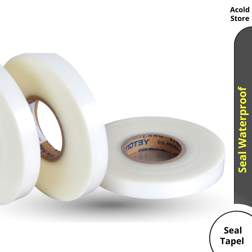 

Seam Seal Tape Waterproof Pita Penutup Jahitan Pada Tenda Lem Jas hujan Raincoat Isolasi flysheet Anti Rembes