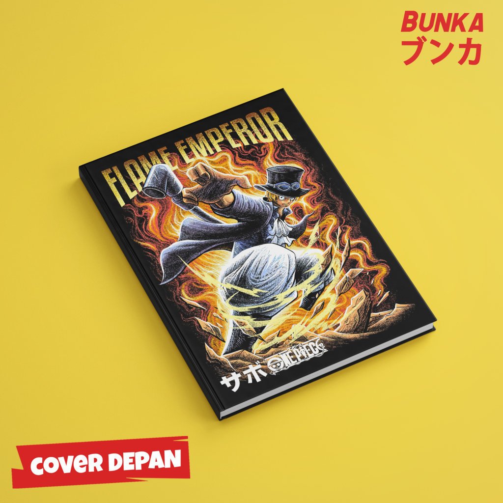 

Note Book Aesthetic Anime One Piece Sabo Flame Emperor Design Hardcover A5 Buku Tulis Catatan Notes Agenda Planner Jurnal vintage buku catatan story book kado anniversary valentine cowok cewek murah