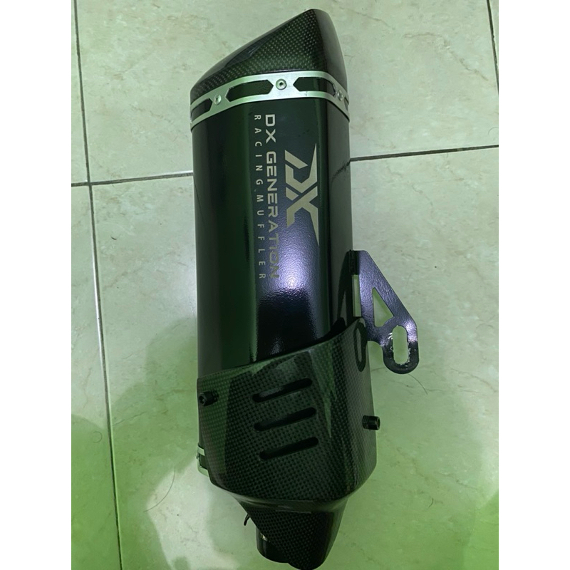 Knalpot DX Generation RVR long black carbon