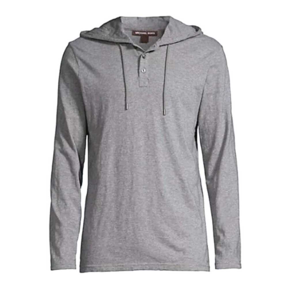 Hoodie lengan panjang berkupluk/kaos hoodie berkancing lengan panjang/kaos kece