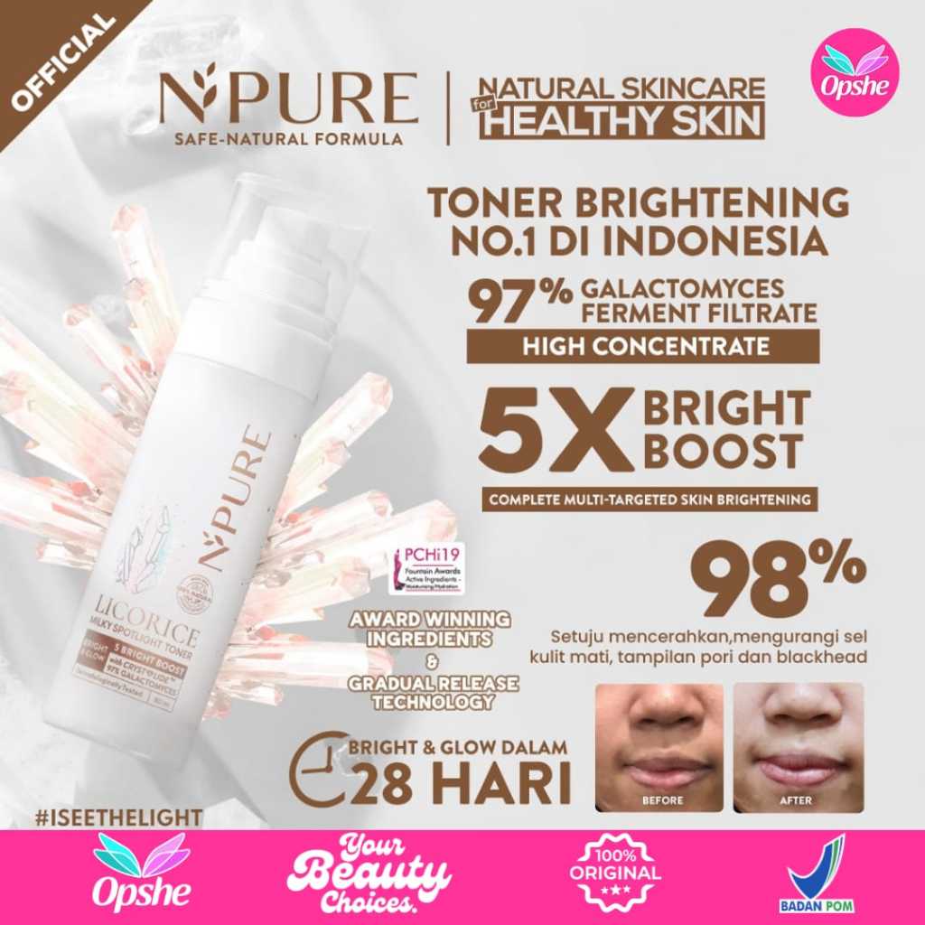 NPURE Toner Licorice Milky Spotlight