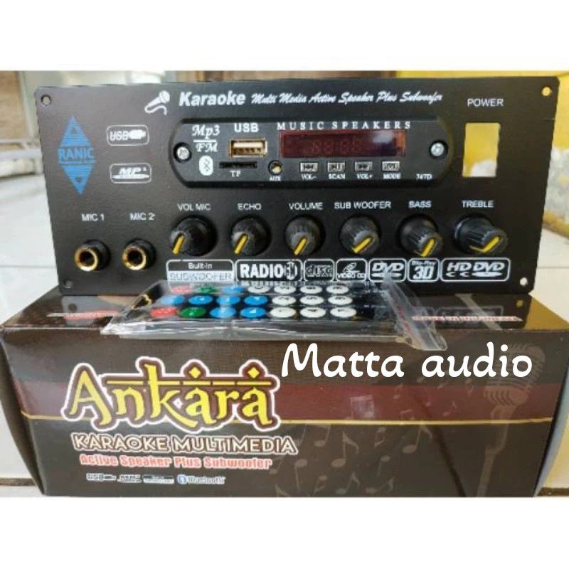 Kit Aktif Speaker echo mp3 Bluetooth stereo