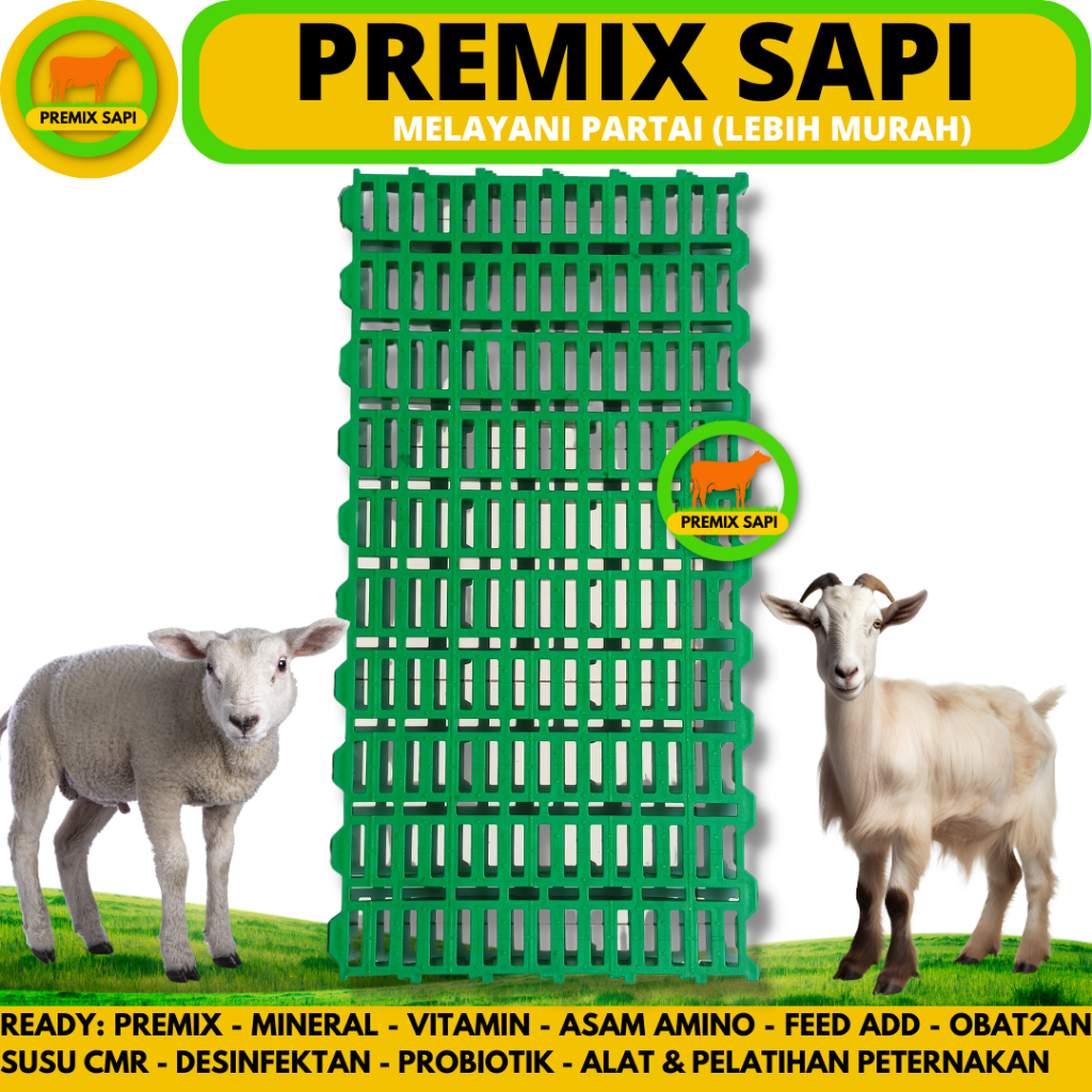 SLAT KANDANG PLASTIK 50 X 100 1PCS - Alas Kandang Lantai Kandang Kambing Domba Babi