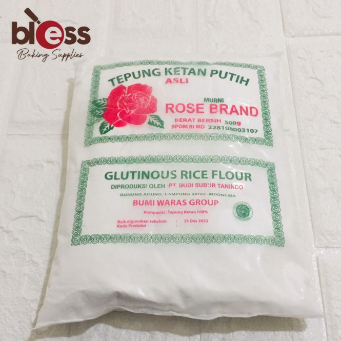 

⚡Cuci gudang⭐ TEPUNG ROSE BRAND 500GR KARTONAN (20pc) - tepung beras