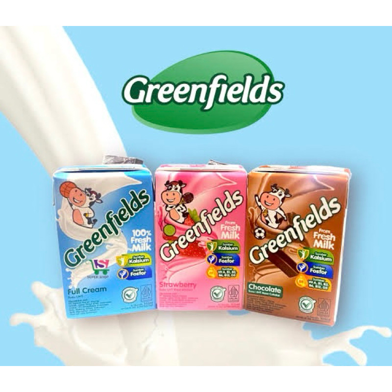 

[SATUAN] Greenfields Susu UHT 105 ML