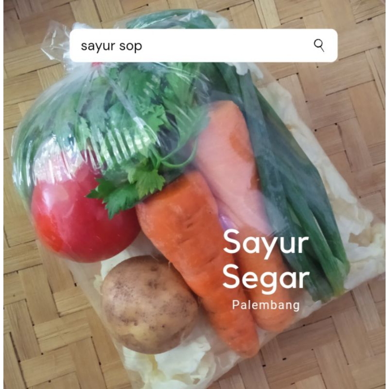 

Sayur Sop Perbungkus Sayur Segar Palembang