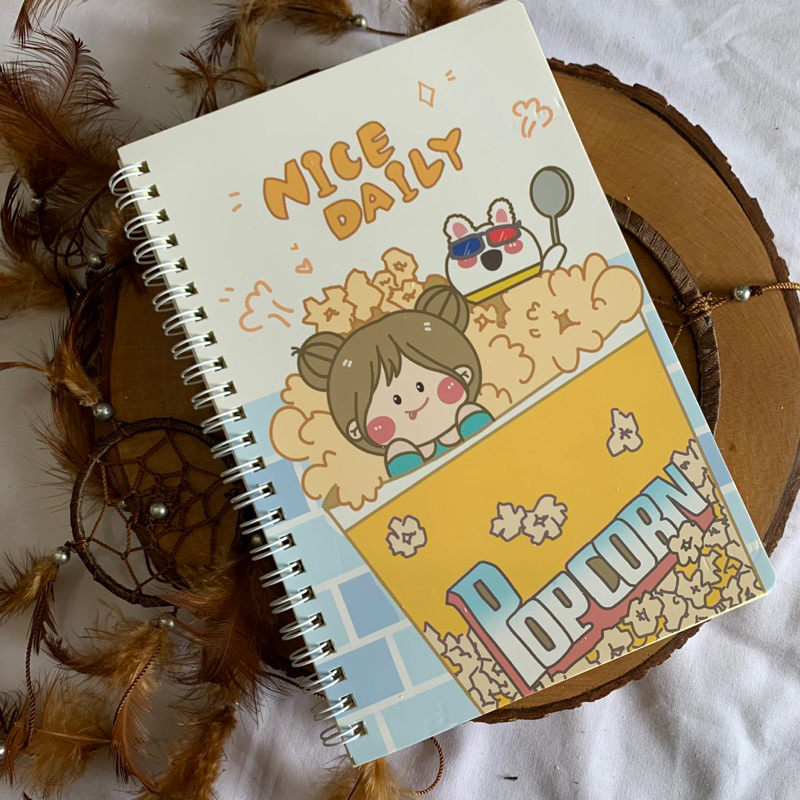 

NOTEBOOK A5 / NOTEPAD LUCU / Buku lucu / Notebook karakter lucu by saniascarf / Alat Sekolah