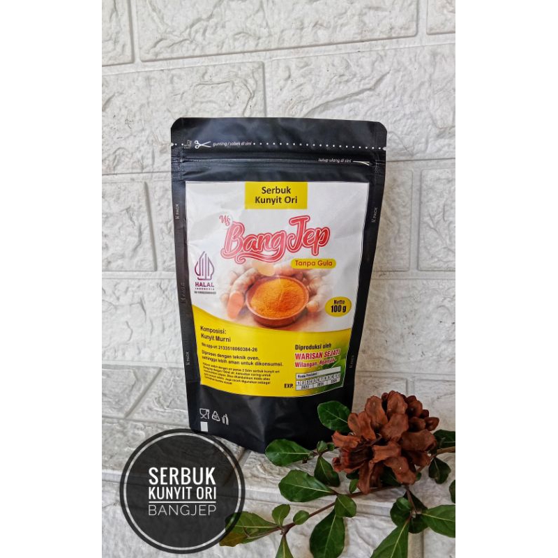 

Serbuk kunyit ori ( tanpa gula)