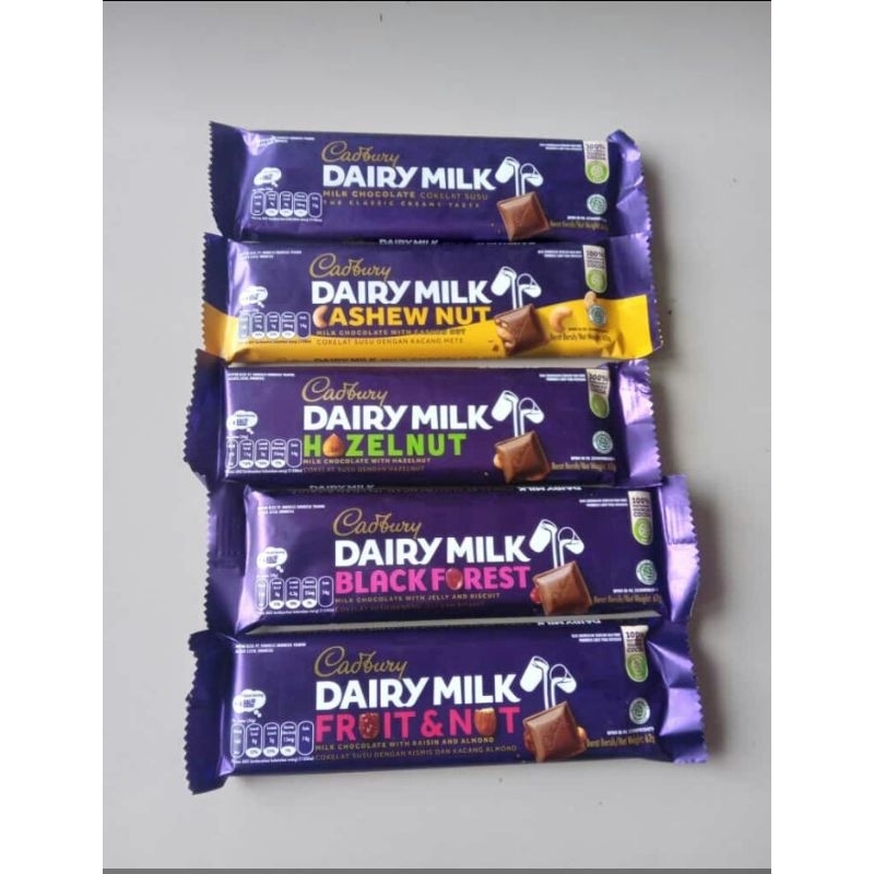 

cadbury dairymilk 62gr