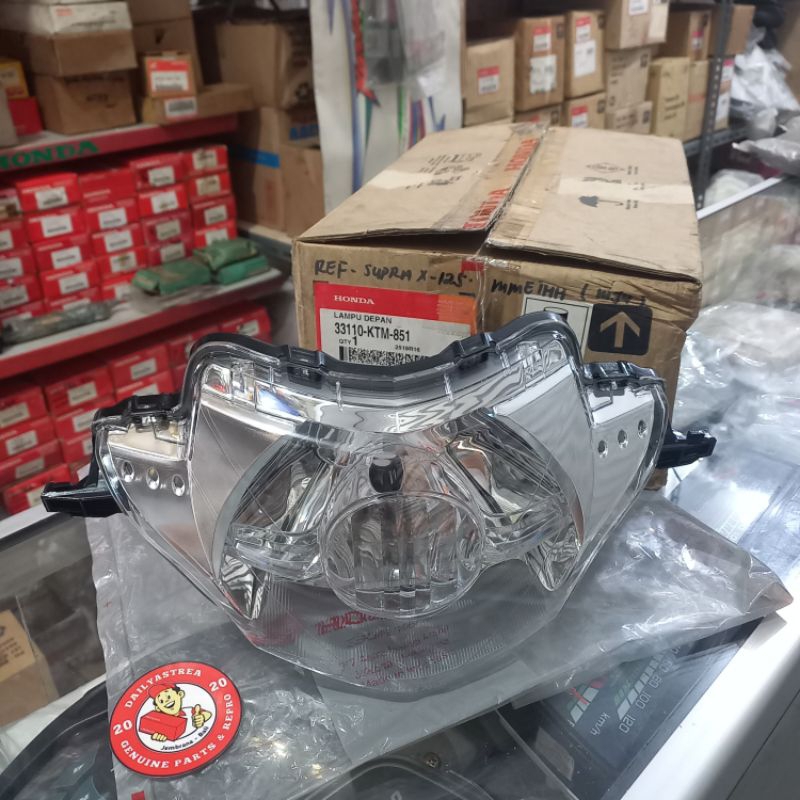 Lampu Reflektor Depan Honda Supra X 125 Old Lama Original AHM 33110-KTM-851