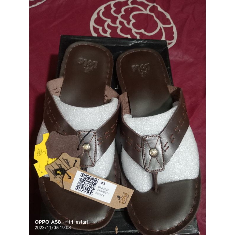 Sandal dewasa pria jepit ori Lois size 39