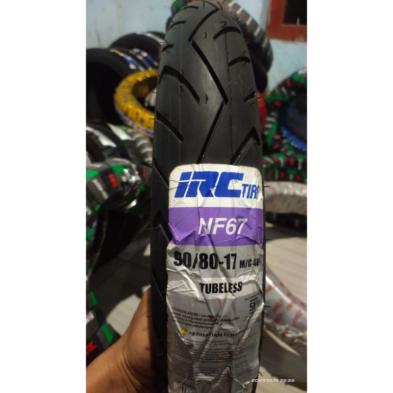 irc NF 67 90/80-17 tubeles