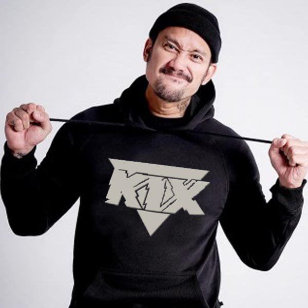 Jaket Hoodie RARE Vintage 80's KIX BAND Hoodie Jumper Bahan Cotton Fleece