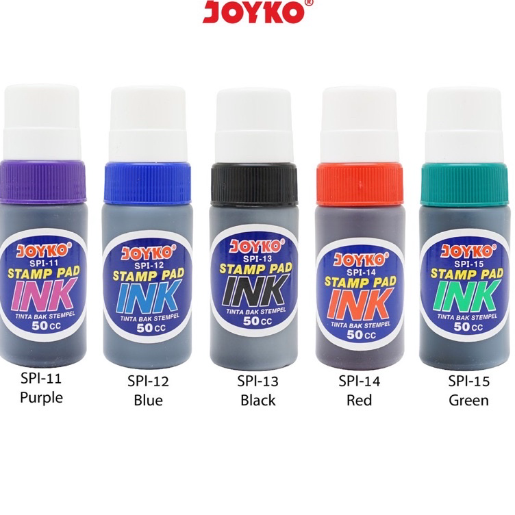 

Terlaku. Joyko Stamp Pad Ink Refill Tinta Stempel