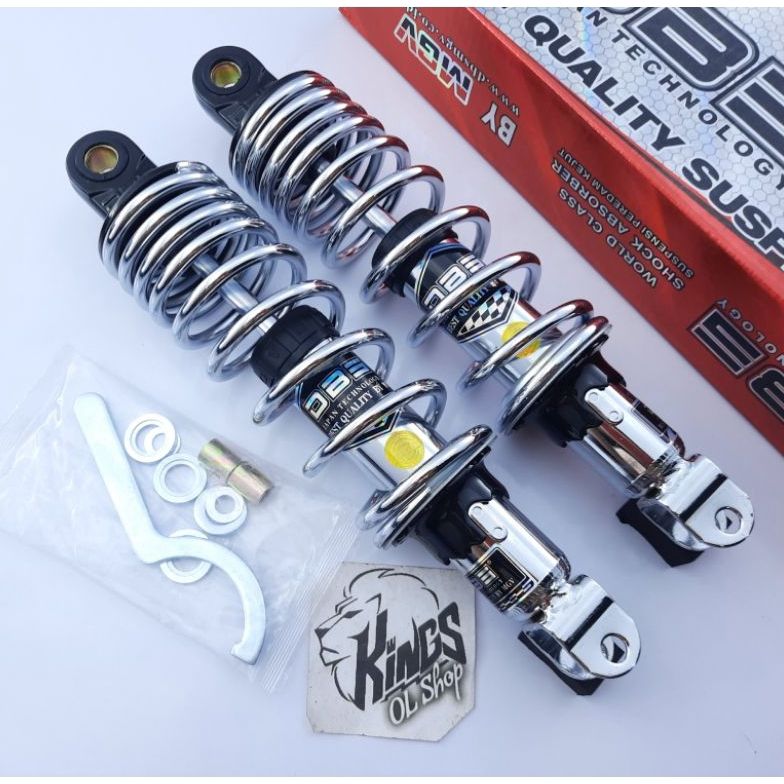 Terupdate shok shockbreaker crome AEROX 155 NMAX NEW NOUVO DBS 8889 TOP UP 280 mm shockbreker non ta
