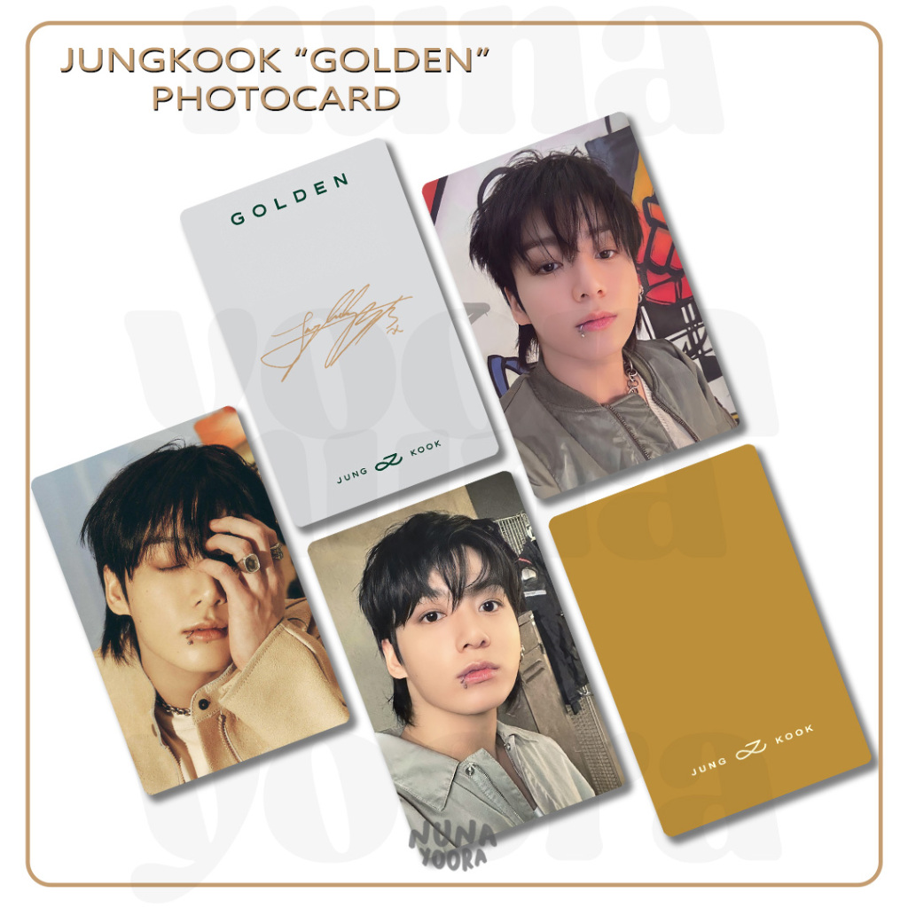 BTS JUNGKOOK "GOLDEN" PHOTOCARD || PC JUNGKOOK GOLDEN ALBUM || KPOP PC || JEON JUNGKOOK