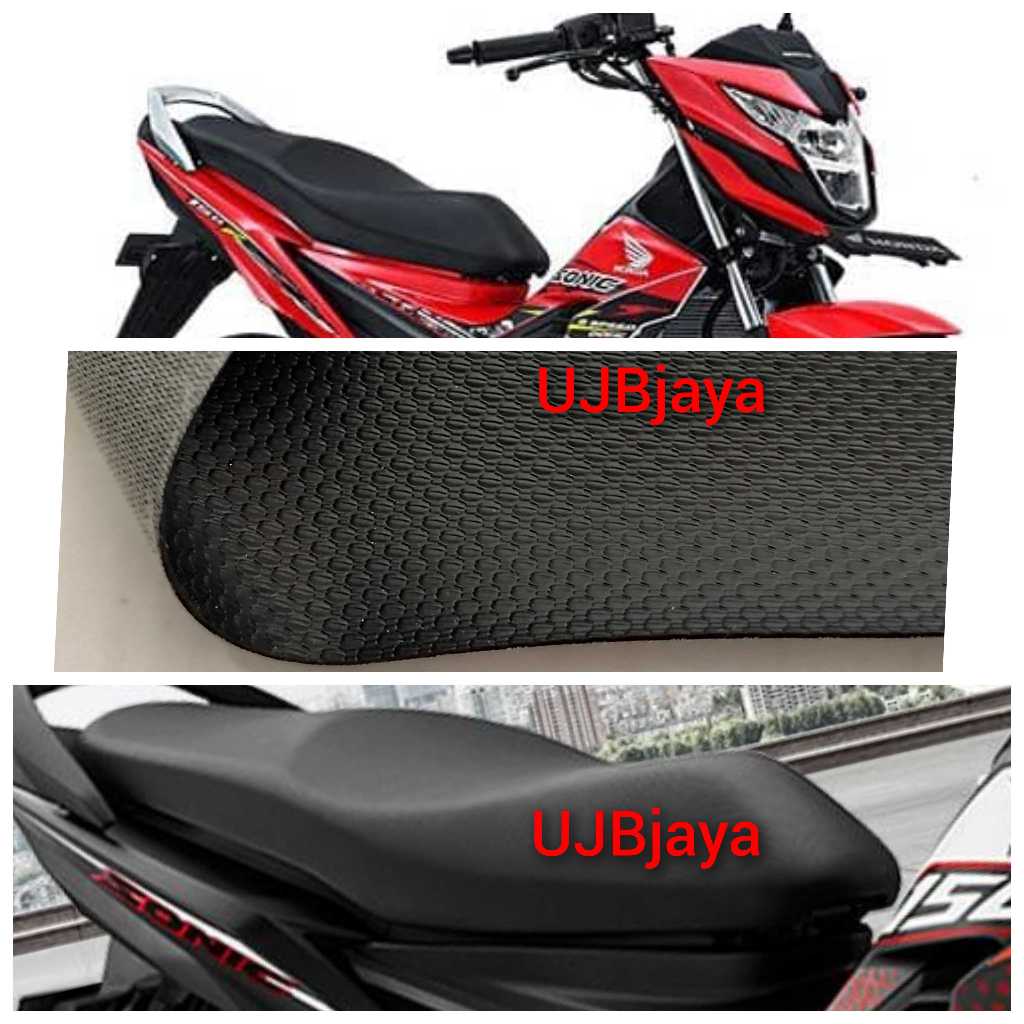 Kulit Jok Motor  Sonic 150R Standar / Bahan Ori Sarung Jok Motor  Sonic 150R A3