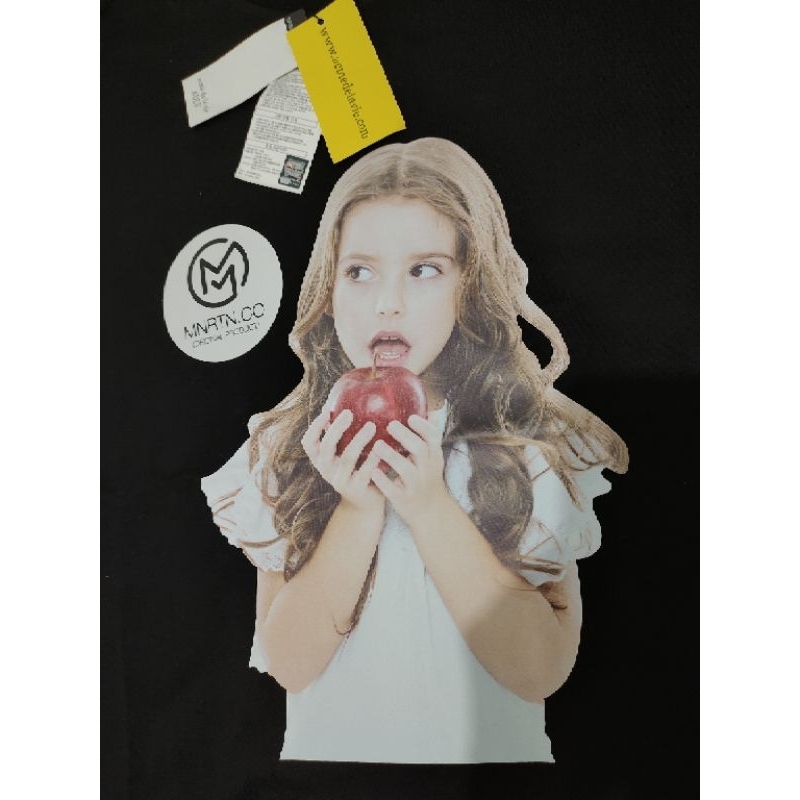 Original Kaos ADLV Acme de La vie Baby Face Short Sleeve Tshirt - (apple baby girls)