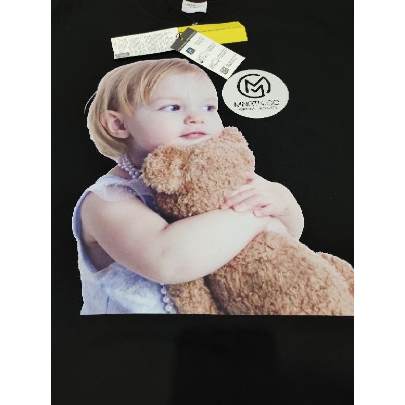 Original Kaos ADLV Acme de La vie Baby Face Short Sleeve original  Tshirt - (Black baby hug teddy)
