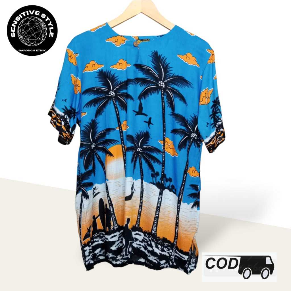 Terlari baju kaos pantai pria wanita  / kaos pantai bali anyar / kaos santai pria wanita / kaos