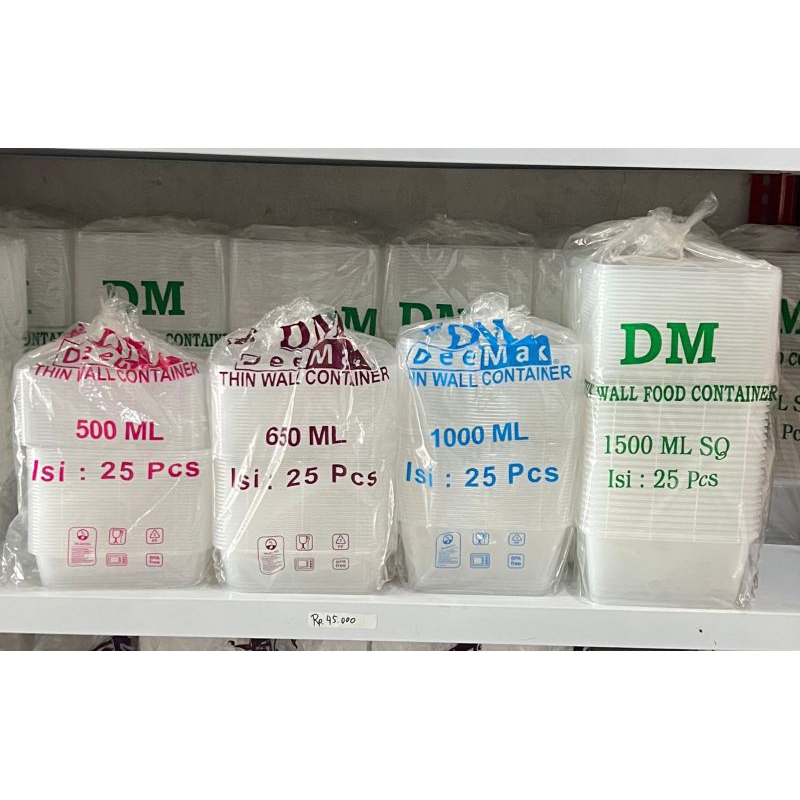 Thinwall DM 500 ml sampai 2.000 ml