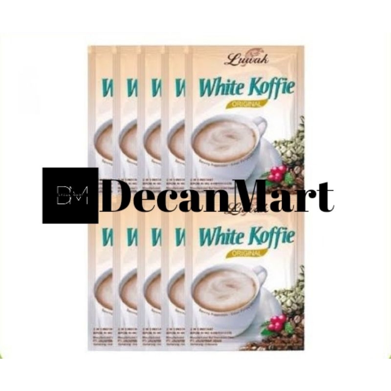 

KOPI LUWAK WHITE COFFE 20 GR X 10 SACHET