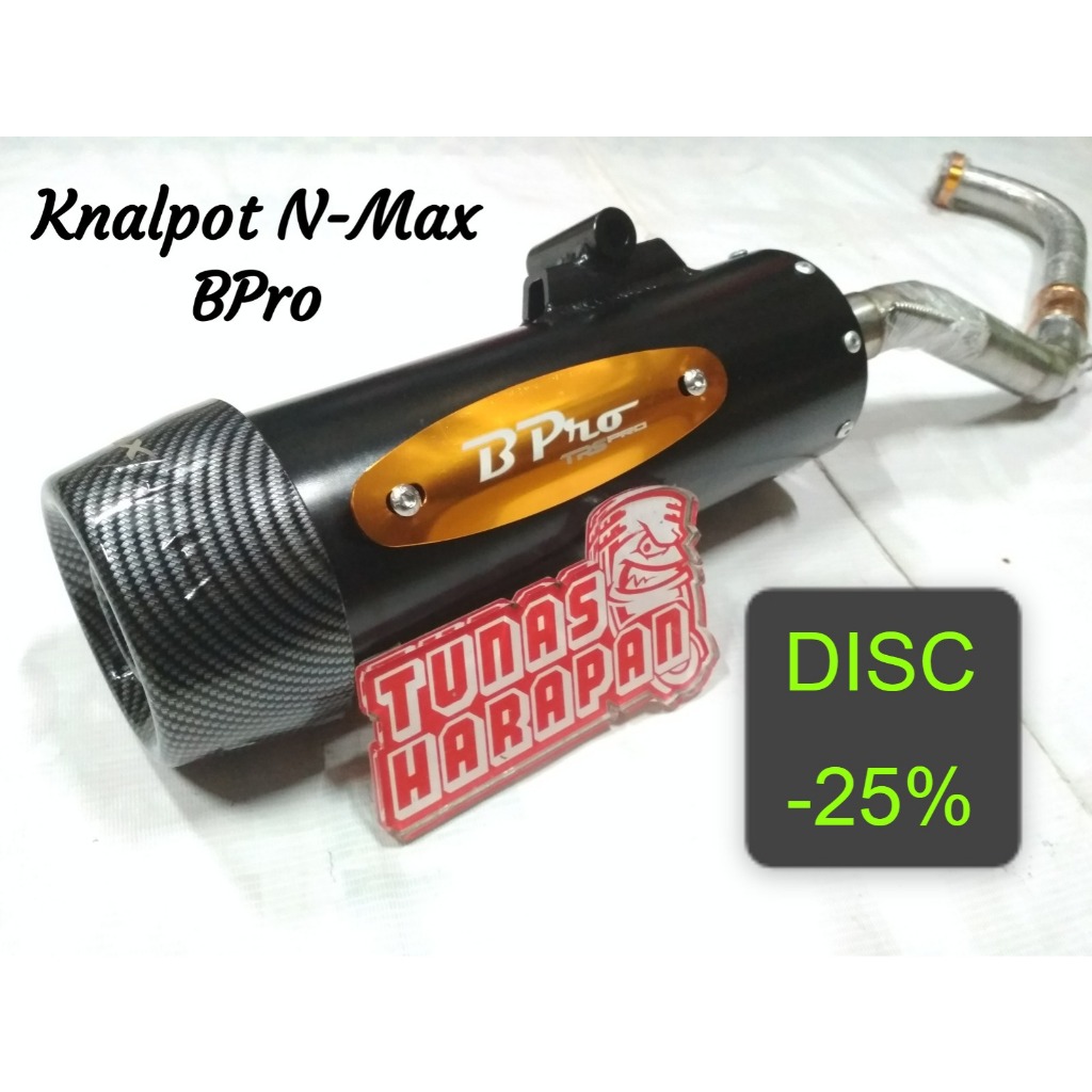 KNALPOT NMAX N MAX BPRO TRS ASLI ORIGINAL DISC 25%