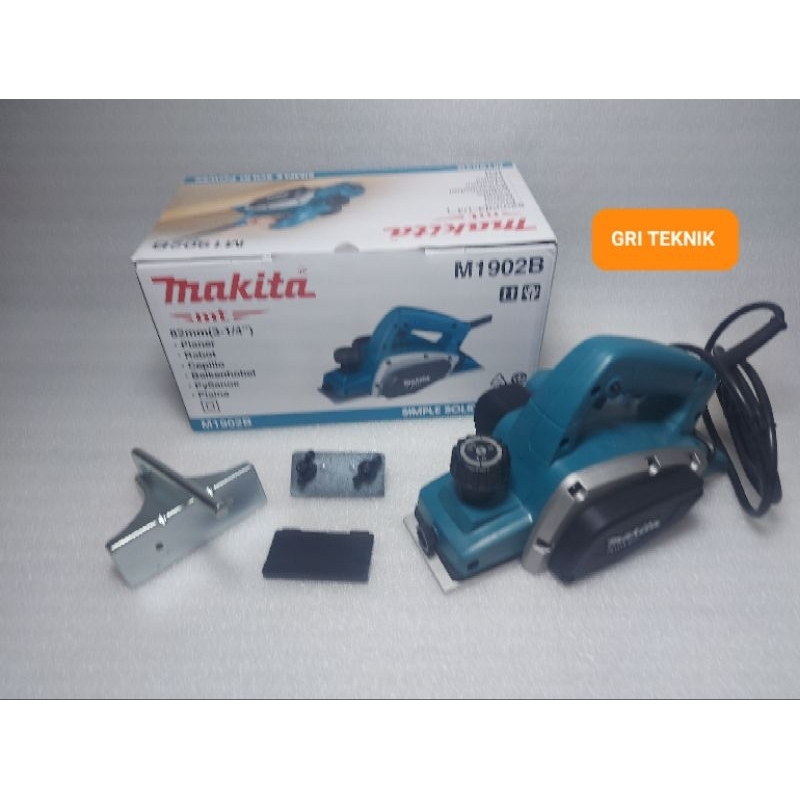 M1902  MESIN PLANER MAKITA ASLI 82 MM M1902 EXT MAKTEC MT 192 / MESIN KETAM / MESIN SERUT MT192