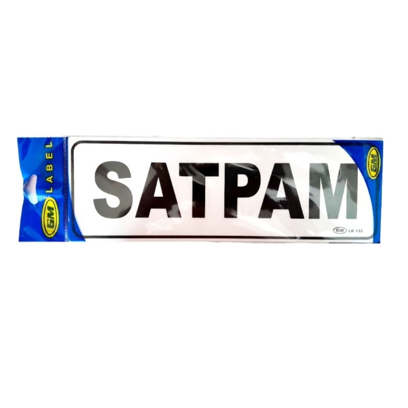 

Jual Label SATPAM merk GM