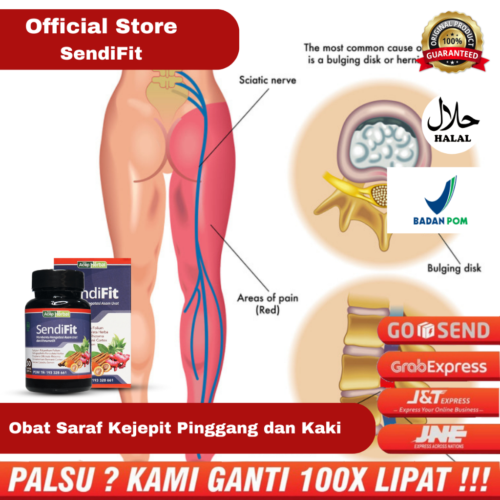Obat Herbal Mengatasi Saraf Kejepit, Sakit Pinggang, Obat Saraf Kejepit Pinggang dan Kaki - Obat Sar