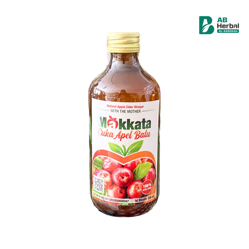 

CUKA APEL MAKKATA MURNI 100% ALAMI (330ML)